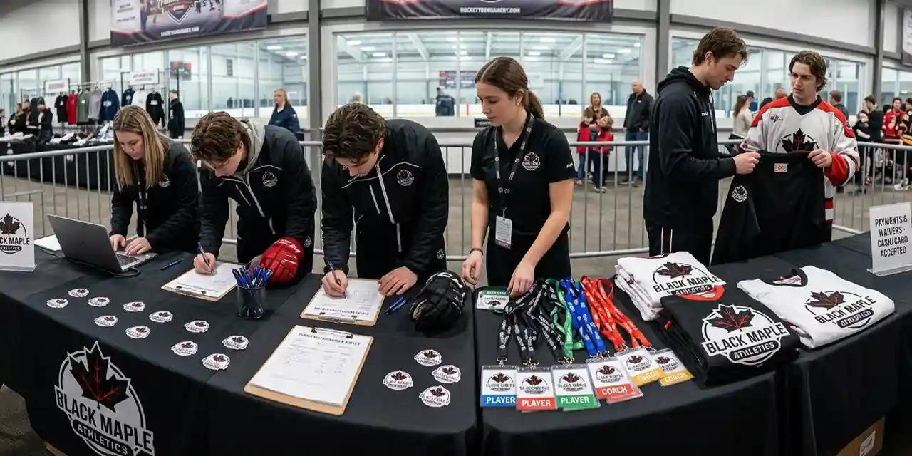 Summer Hockey School group photo